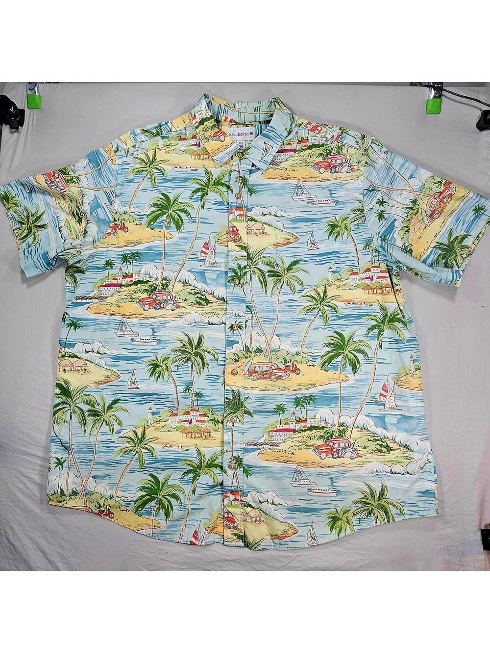 Saddlebred Classic Fit Hawaiian Shirt 2XLT